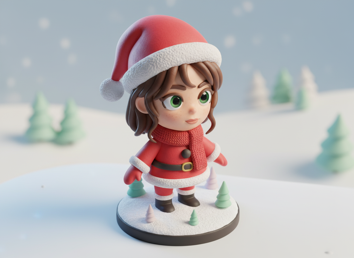 3D Christmas Clay